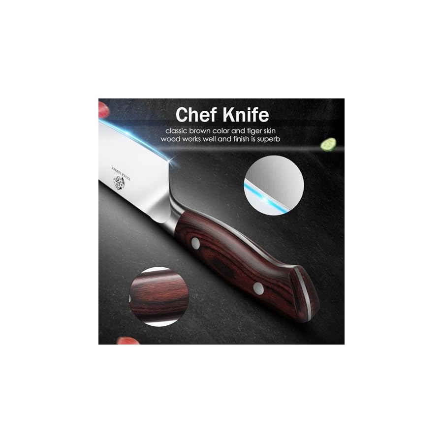 DDF-iohEF-Chef-Knife-Sharp-Kitchen-Knife-8-inch-Japanese-Stainless-Steel-Professional-Cutting-Knife-Ultra-sharp-Chefs-Cooking-Knife-with-Non-slip-Ergonomic-Handle-and-Gift-Box DDF iohEF Chef Knife Sharp Kitchen Knife 8 inch Japanese Stainless Steel Professional Cutting Knife Ultra-sharp Chef's Cooking Knife with Non-slip Ergonomic Handle and Gift Box