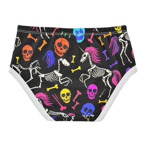 Skeleton Unicorns Toddler Girls's Underwear 2T 202c13572