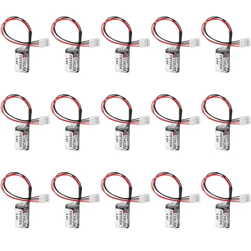 DUDUTANG 15���� FBT030A 3.6V 1200mAh ER3V/3.6V PLC ���o�̓��`�E���d�r �g���̂ă��`�E���d�r�i�[�d�s�j4���̔����v���O�t��