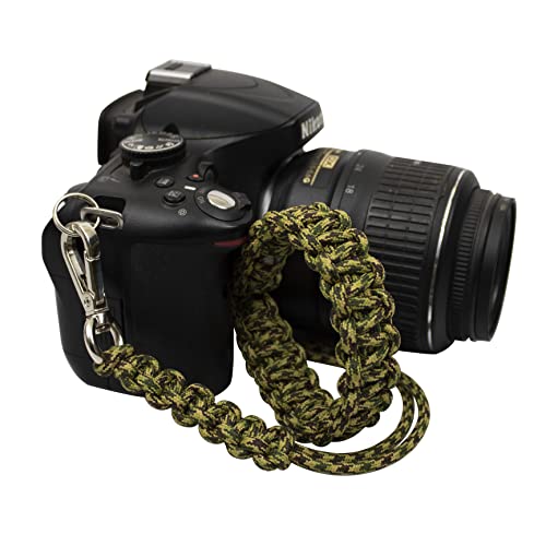 Image of Paracord Wrist | Camera Strap for Robust Hand Grip To Hold All DSLR Camera | Heavy gear | Binocular -Alloy camera strap