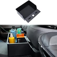 Underseat Storage Organizer Compatible with 20152025 2026 Ford F150 and 20172026 F250 F350 F450 with 40/20/40 Jump Seat Replaces OEM Cup Holder HC3Z-2813562-AB