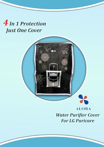 Image of Alora Body Protective Cover Compatible LG WW140NP 8L Stainless Steel Tank - RO+ Mineral Booster, water Purifier cover Black