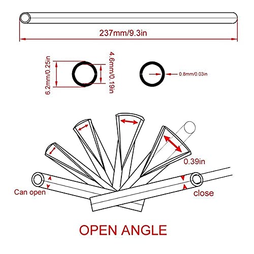 Bicycle Bike Spoke Skins Covers - 72Pcs Universal Motorcycle Wheelchair Wheel Spoke Wraps, Dirt Bike Spoke Skin, Pipe Trim For 8"-21" Rims Decoration Protector Crf50 Crf125 Crf150 Crf250 Cr50 (Red) #TOP2