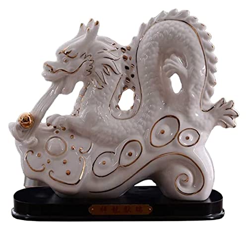 Dragon en céramique de table, modèle animalier Feng Shui chinois
