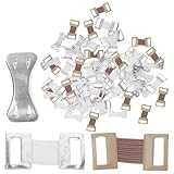 LALADEFIEE Praktische Verbandclips aus Aluminium Kompakte Wiederverwendbare Verbandfixierer für Elastische und Kompressionsverbände Tragbare Metall Verbandschnallen für Täglichen Gebrauch