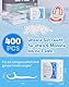 400x Zahnseide Sticks Dental Floss Zahnseide Zahnstocher Zahnpflege 3X Zahnreinigung Flossers mit 4er tragbaren Etui Zahnseidesticks Zahnreiniger Sticks zur Entfernung von Plaque und Speiseresten