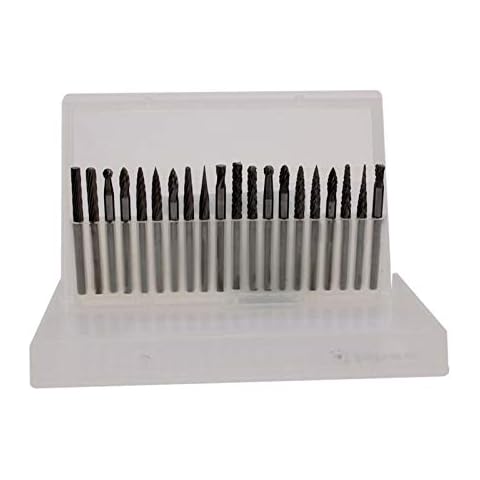 Juego de rebabas de carburo Akozon 20 piezas Cover