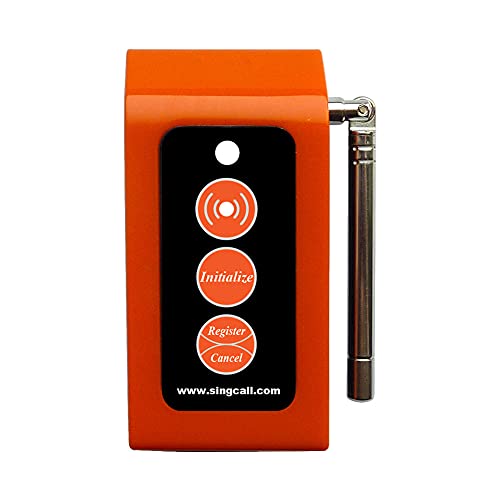 Singcall Home Caring Alarm System,For Patiens Old,Loud Beep Flashing Red Light,Long Distance,Touching Button, A Caregiver Receiver 2 Bells #TOP1