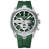 ⌚【Occasion applicable】- Cette montre pour homme est simple, décontractée et tendance, elle peut être assortie à presque toutes les tenues, idéale pour une variété d'activités professionnelles, de loisirs, d'activités en intérieur ou pour un usage quotidien.★ Résistant à l'eau à 30 mètres, vous pouvez l'utiliser sans vous soucier des gouttes d'eau lors du lavage de votre visage ou d'un peu de pluie.