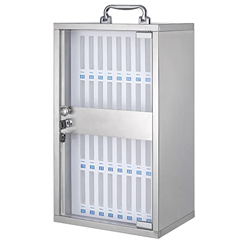 Caja para 36 teléfonos transparente ideal para espacios públicos 2