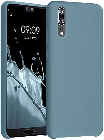 kwmobile TPU Silicone Case Compatible with Huawei P20 - Case Slim Phone Cover with Soft Finish - Mint Matte