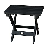 highwood AD-TBS1-BKE Adirondack Folding Side Table, Black