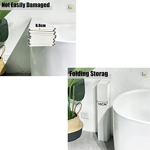 Funda plegable para bañera de PVC resistente con acabado elegante de 85x70 cm 5