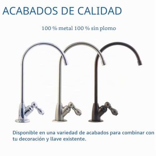 Sistema de filtro de agua bajo fregadero Aquasana AQ-5300.56 de 3 etapas con grifo 4