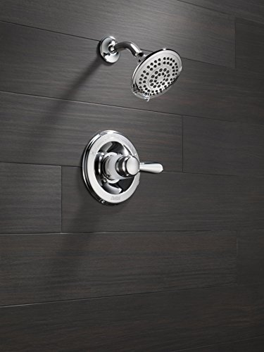 Delta Faucet Lahara 14 Series Single-Handle Shower Faucet, Shower Trim Kit With 5-Spray Touch-Clean Shower Head, Chrome T14238 (Valve Not Included) #TOP1