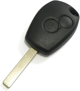 AutoHan Keys Clio 3, Kangoo 2, Master Uyumlu 2 Butonlu Siyah Anahtar Kab , 2006-2012 Model