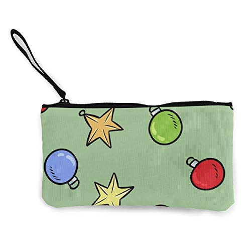 Preisvergleich Produktbild Bunte fünfzackige Stern- und Glühbirnen-Münzgeldbörse, Geldbeutel, Schlüsselhalter, Handy-Tasche mit Griff, bedrucktes Segeltuch