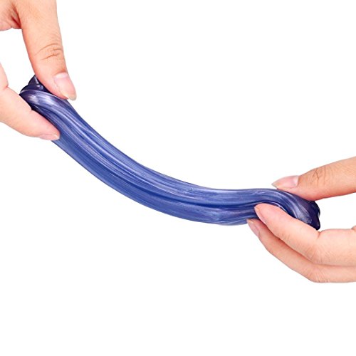 TOPUNDER Toy Slime Rubber Mud Silly Therapy Stress Kids Toys Plasticine No Borax (Colorful) (1 PCS)