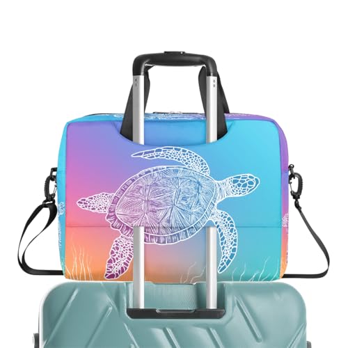 Maletín para portátil 15.6-16 pulgadas Diseño de tortuga marina miniatura 7