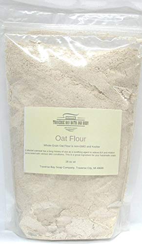 Traverse Bay Bath and Body Colloidal oatmeal (oat flour), 32 oz Great for soap making