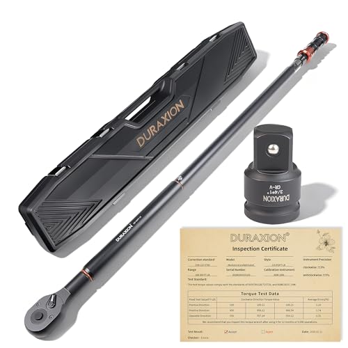 Image of Torque Wrench 3 /4-Inch Drive Dual Range Scale 100-950ft.lb /135.58-1288.03Nm | ±3% Precision, 48 tooth Dual-direction Torque Wrenches for Car Truck Maintenance and Product Assembly