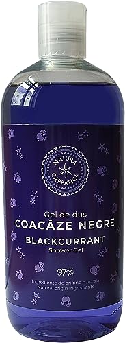 Gel de ducha con sabor a grosellas negras 500 ml (97% ingredientes naturales)