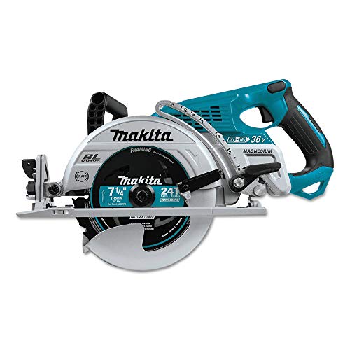 Makita XSR01Z 36V (18V X2) LXT® Brushless Rear Handle 7-1/4" Circular Saw, Tool Only