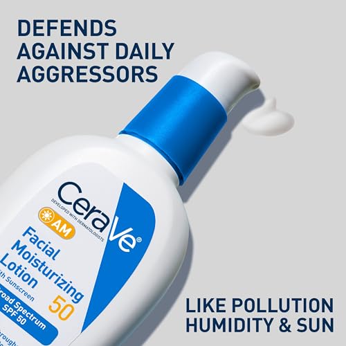 CeraVe PM Facial Moisturizing Lotion, 3 Ounce + AM Facial Moisturizing Lotion SPF 50, 3 Oz - image 4