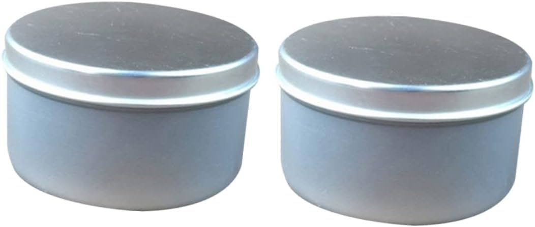 Anneome 4pcs DIY Scented Candle Making Tin Box Kit Candy Box Wedding Favor Wedding Candle Making Containers