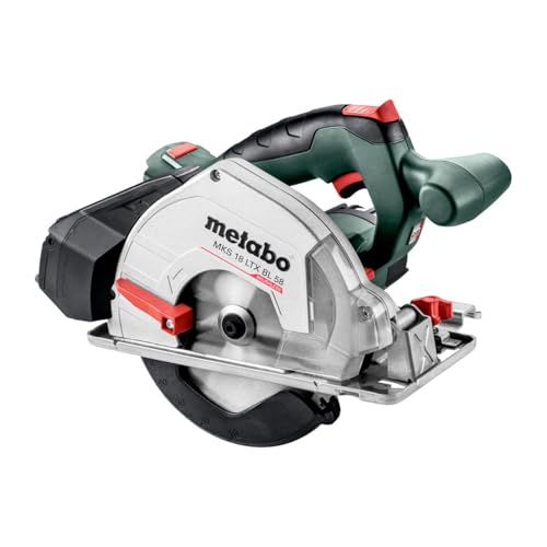 Metabo MKS 18 LTX BL 58 Akku-Handkreissäge – inkl. metaBOX 340 (Akkuspannung 18V, Schnitttiefe 0 – 58 mm, Gewicht 2,8 kg, Leerlaufdrehzahl 3600 /min) 600773840