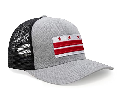 Image of International Tie City Hat for Men and Women, Adjustable Snapback Trucker Baseball Cap with Embroidered Patch