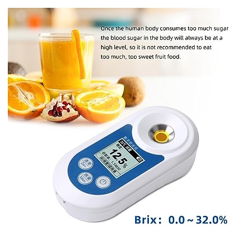 Réfractomètre numérique Brix 0-32% pour mesure du taux de sucre - 7