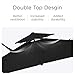Deconk 9' X 12' Patio Umbrella with LED Lights Outdoor Cantilever Large Rectangle Offset Umbrellas Heavy Duty Aluminum Double Top with 360-degree Rotation for Pool Garden Deck, Black