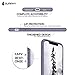 SURPHY Compatible with iPhone 11 Pro Max Case 6.5 inches, Thickened Liquid Silicone Phone Case (with Microfiber Lining) for iPhone 11 Pro Max 2019, Lavender Gray