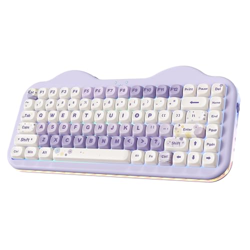 YUNZII C75 Wireless Mechanical Keyboard,75% Layout,...