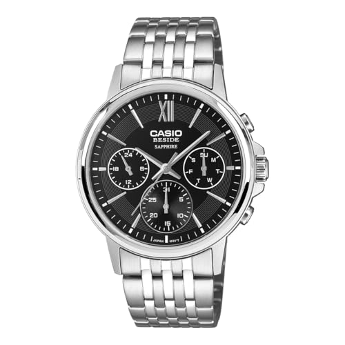 Image of Casio Enticer Men BMS-300D-1AVDF Analog Silver Watch Men (A2540)