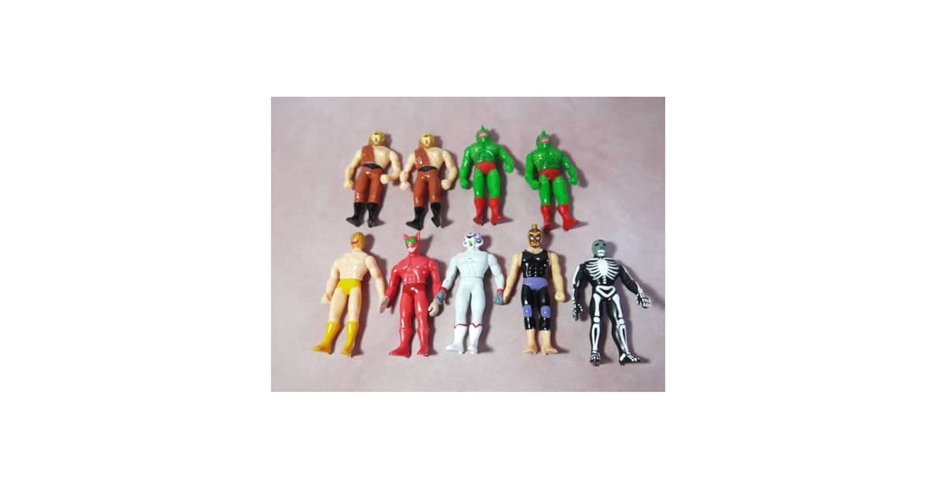タイガーマスク　ミニ　ソフビ Amazon.co.jp: トミー タイガーマスク ミニソフビ 9個セット