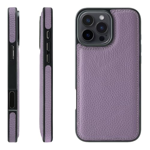 HANATORA for iPhone 16ProMax �P�[�X �{�v �ϏՌ� �o���p�[�^ �X�}�z�P�[�X �X�}�z ���ʖ{�v �V�������N���U�[ �M�t�g �p�[�v�� WPG-16ProMax-Purple