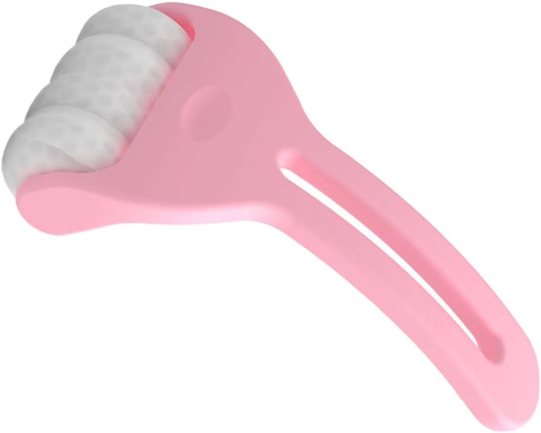 Beaupretty IJsroller ijs gezicht rollen metalen gezichtsroller schoonheidsproducten voor vrouwen gezichtskoelrol gezichtsroller voor ijsblokjes ijs roller schoonheidsgadgets Kwarts roze