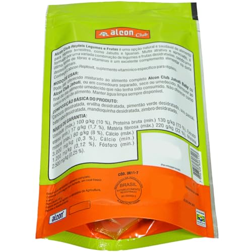 Ração Alcon Club Répteis para Jabuti e Iguana 60g
