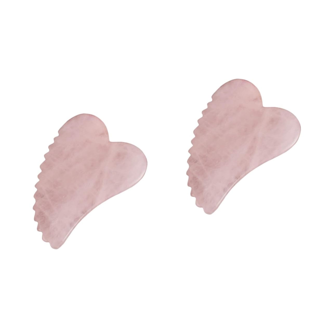 Gatuida Lot De 2 Planches De Massage Exquises De Massage Gua Sha Outil De Grattage Naturel Outil De Soins Pour Femmes Plaque De