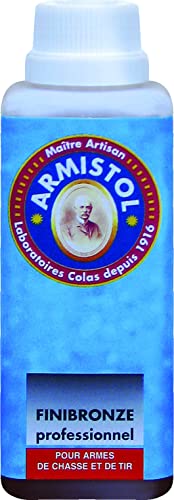 Armistol - Finibronze 120ml - Bronzage - Finition Bronzage - Bronzage Noir de Jais - Atelier d'Armurerie - Armurier - Rénovation d'Arme - Bronzage Canon -...