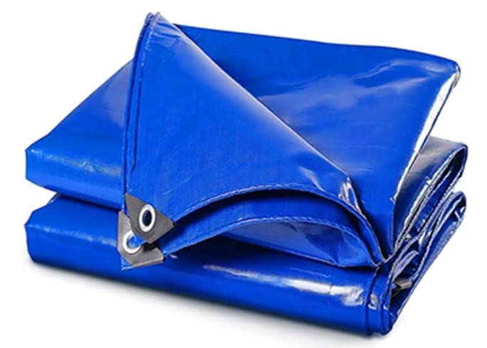 KAM Home 120 GSM Yellow Tarpaulin Tirpal Tadpatri Tharpai Thadika, Extra Strong, Reinforced Eyelets, UV Resistant, 100% Waterproof Virgin, 6 Layer (Blue, 8 X 6 FEET) (B0B8Z6T4VD) Amazon Price History, Amazon Price Tracker