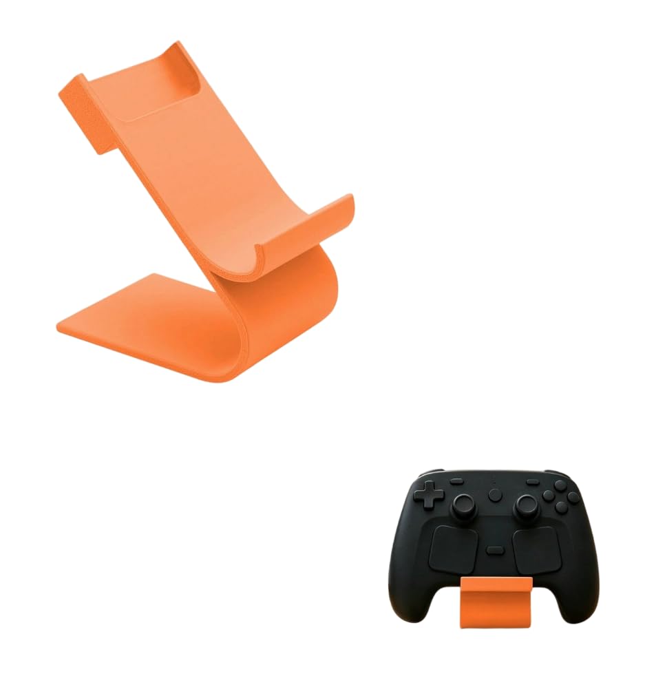 IFEEHE Desktop Holder Dock Display Stand Adjustable For Steam Controller 2 Game Accessories (Black)