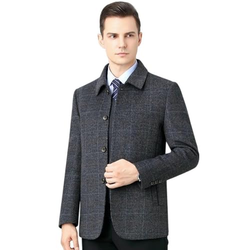 Trench en laine cachemire homme veste longue chaude automne hiver mode masculine