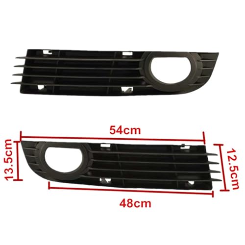 Rejilla de luz antiniebla delantera (izquierda y derecha) para parachoques de Audi A8 D3 2006-2008 2