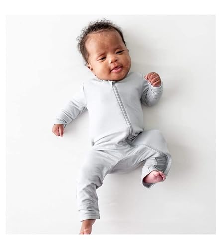 Auro Mesa Baby Boy Girl Bamboo Zip Up Sleep N Play, Footless, Long Sleeve Sleeper Pajamas One-Piece Romper 0-24M #TOP6
