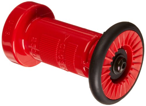 Dixon Valve CFB200S Thermoplastic Fire Equipment, Constant Flow Fog Nozzle, 2" SIPT (NPSH) - Red