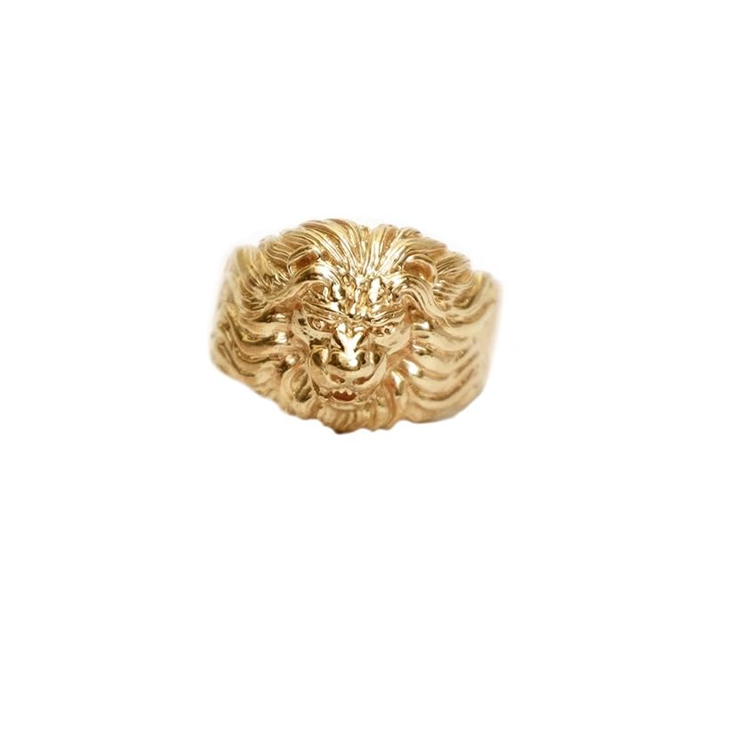 Naveen Metal Works Panchaloha/Impon Lion ring for men and women - Medium - A | Panchaloha ring | Lion ring for men (30) (B0CY9MP7YC) Amazon Price History, Amazon Price Tracker