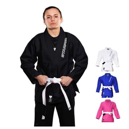 Starpro - Evolve Preencogido Premium Jiu Jitsu, BJJ Gi - Muchos tamaños y Colores - Jujitsu Gi, BJJ Gi Ligero, Jiu Jitsu Gi, Juijitsu Gi, Gi BJJ, BJJ Gi Hombres
